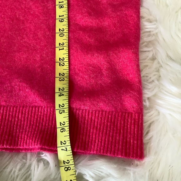 Loft Womens Pink Criss-Cross back Soft Life Feminine Sweater XLarge - Picture 7 of 9